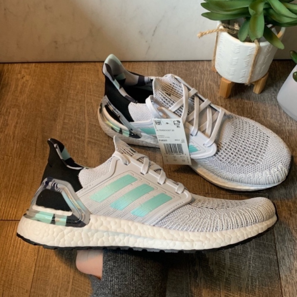 adidas UltraBOOST 20 Grey Teal - Picture 7 of 9